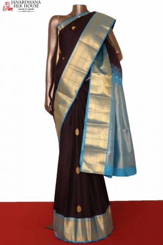 Exclusive Contrast Kanjeevaram Silk Saree